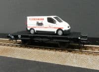 SH Fleischmann 521801K DB flat wagon with van