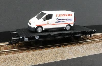SH Fleischmann 521801K DB flat wagon with van