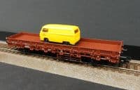 SH Trix 24201-07 DB Low sided wagon with postal vehicle load