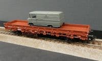 SH Trix 24201-12 DB Low sided wagon with postal vehicle load