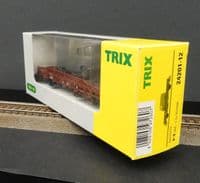 SH Trix 24201-12 DB Low sided wagon with postal vehicle load