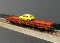 SH Trix 24201-16 DB Low sided wagon with postal vehicle load