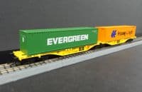 Tillig TT 18069 Double container wagon