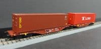 Tillig TT 18070 Double container wagon