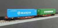 Tillig TT 18071 Double container wagon