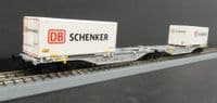 Tillig TT 18076 Double container wagon