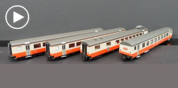 Trix 23690 SBB Swiss Express 4 coach Set