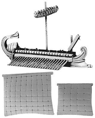ANC10007 - Roman Quinquereme with Corvus