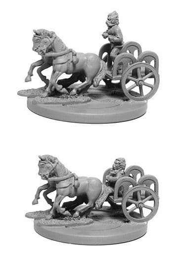 ANC20290 - Gallic 2-Horse Chariot w/2 Crew