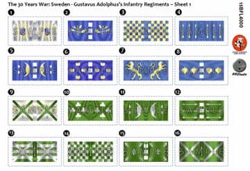 BFL4000 The 30 Yrs War: Swedish - Gustavus Adlphus's Infantry Regiments 1