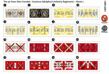 BFL4001 The 30 Yrs War: Swedish - Gustavus Adlphus's Infantry Regiments 2