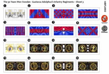BFL4002 The 30 Yrs War: Swedish - Gustavus Adlphus's Infantry Regiments 3