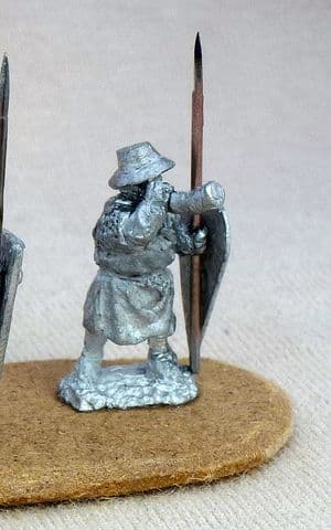 FEF12 12th C Infantry standard bearer/spearman