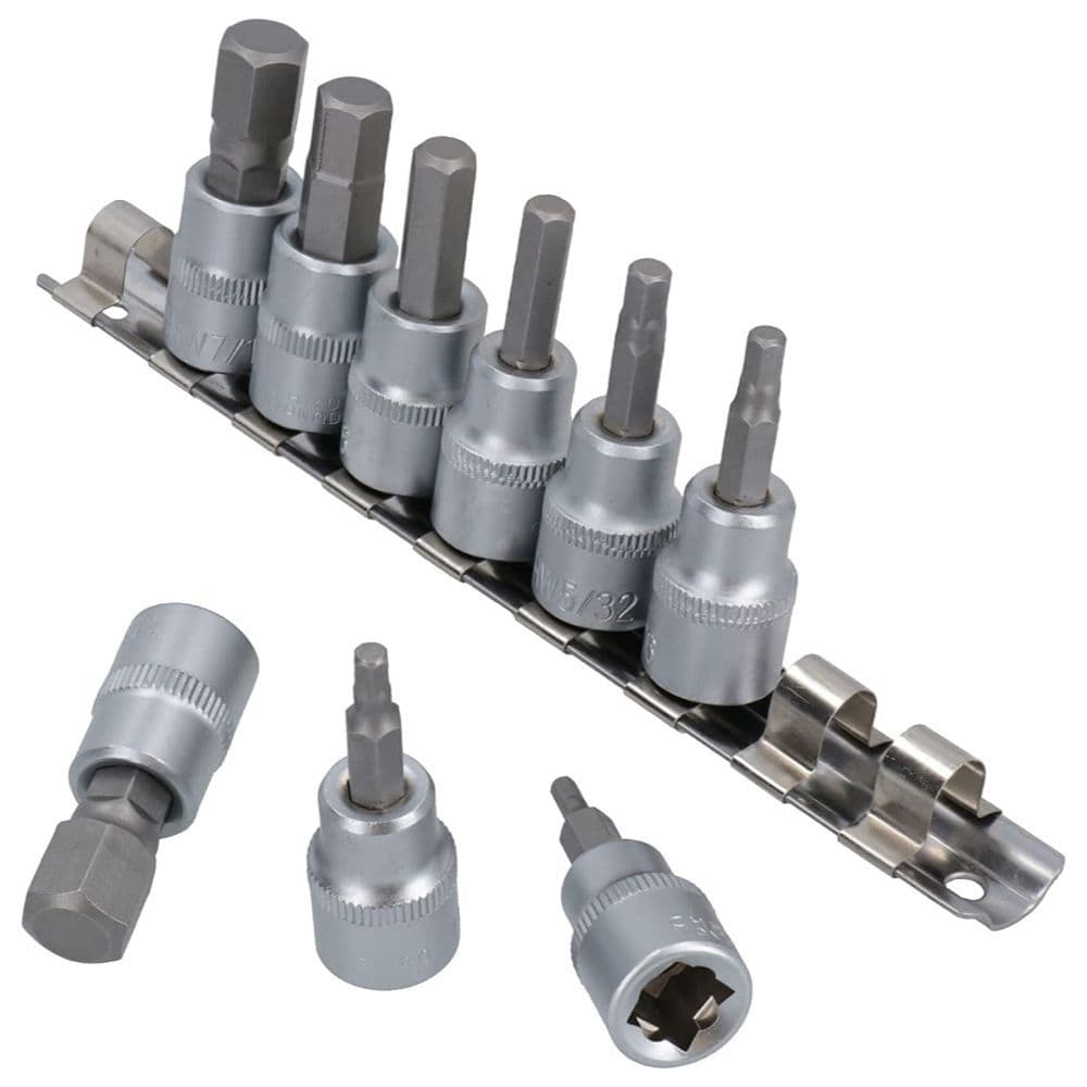 Hexagon Allen Key 3/8& x22; Socket Set Imperial