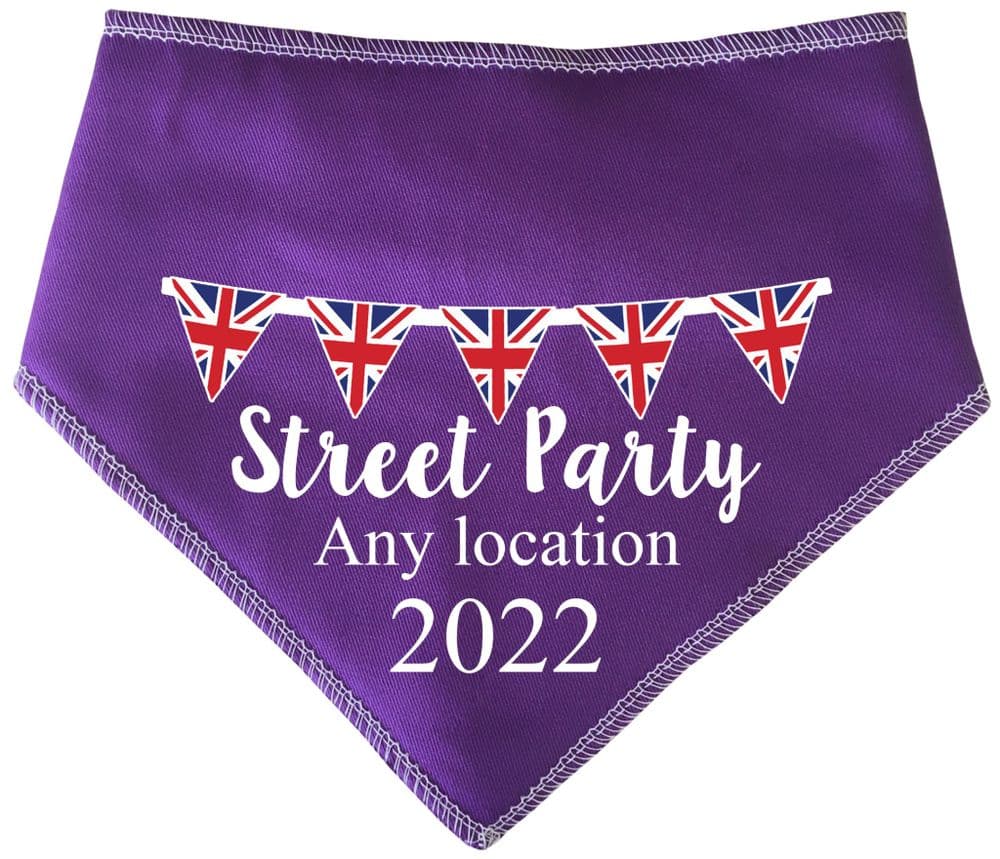 Personalised Street Party Bunting Bandana