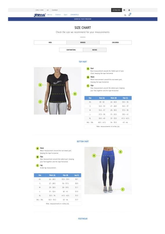 FEMALE SIZE GUIDE