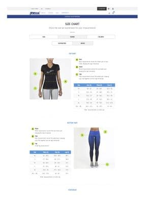 FEMALE SIZE GUIDE