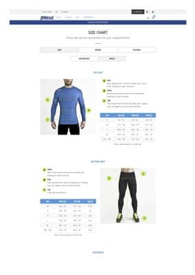 MALE SIZE GUIDE