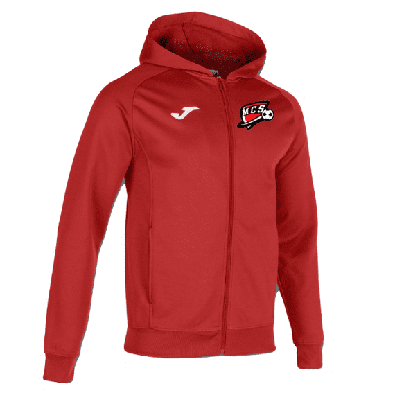 MENFIS FULL-ZIP HOODIE RED