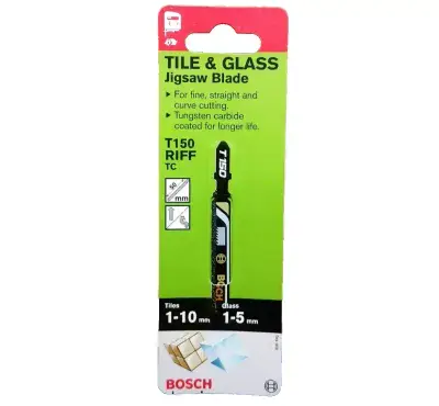 Bosch Jigsaw Tile & Glass Blade T150RIFF TC Made in England Vintage Stock
