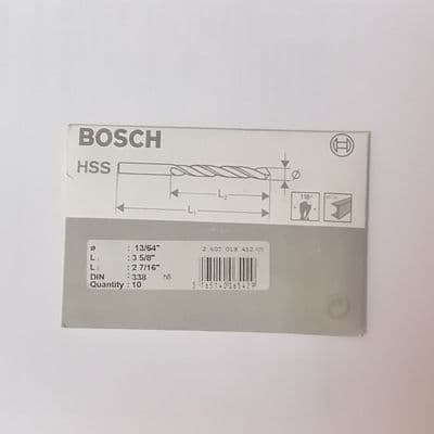 Bosch Metal Drill Bits HSS 2607018452 Pack Of 10
