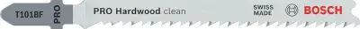 Bosch Original 5 pack Jigsaw blade T101BF Clean Hard Wood Fibreglass Bi-Metal