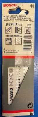 Bosch Reciprocating Saw Blades 150mm S828D (5Pk)