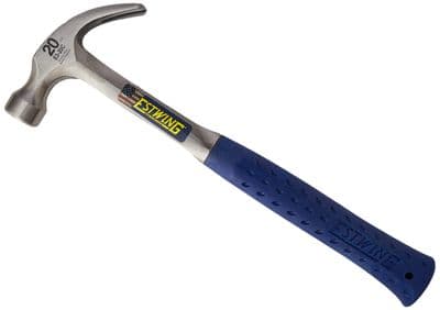 Estwing E3/20C Curved Steel Claw Hammer Vinyl Grip 560g (20oz)