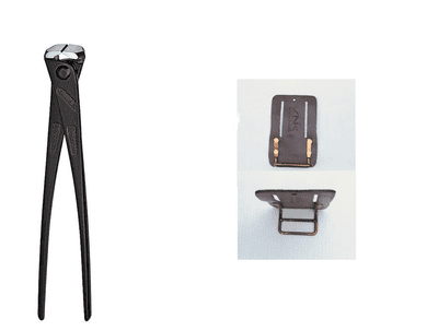 KNIPEX High Leverage Concreters’ Nippers 250mm 99 10 250 With SNK Knip Holder