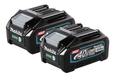 Makita 2 Batteries XGT ® 4,0 Ah BL4040 40Vmax Li-ion
