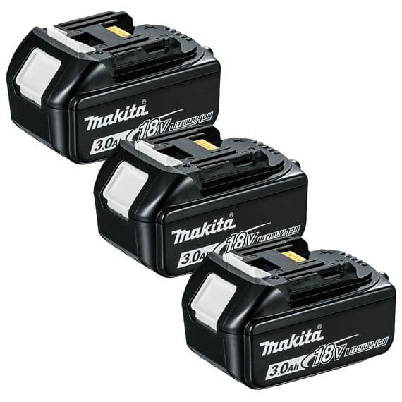 Makita BL1830 18V LXT 3.0aH Li-Ion Battery Triple Pack