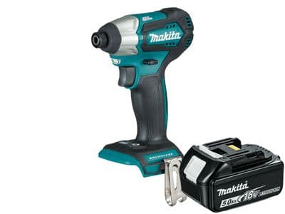 Makita DTD155Z 18V Brushless Impact Driver and BL1850 18v 5ah Battery
