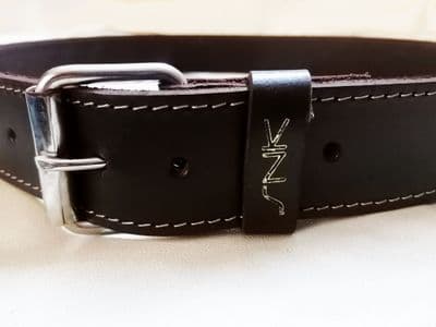 SNK Heavy Duty Brown Leather Belt (37