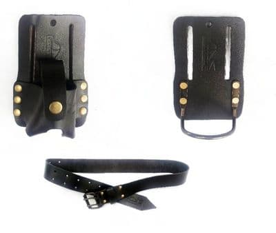 SNK Leather Heavy Duty Hammer Holder Tape Holder and 50mm Belt