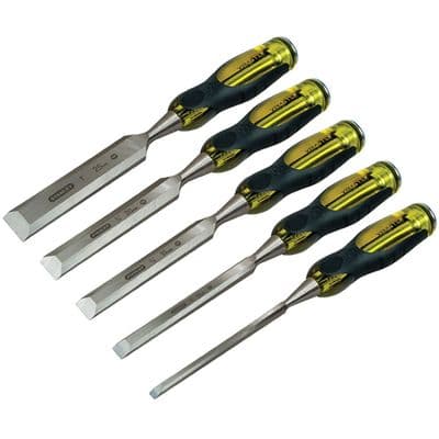 STANLEY 0-16-269  FATMAX THRU TANG WOOD CHISELS 5 PIECE SET