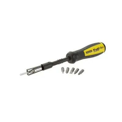 Stanley 0-69-188 Fatmax Clip-n-Grip Multibit Screwdriver