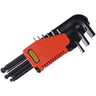 STANLEY 0-69-256 Hex Keys Metric Ball Set (9 pc.)
