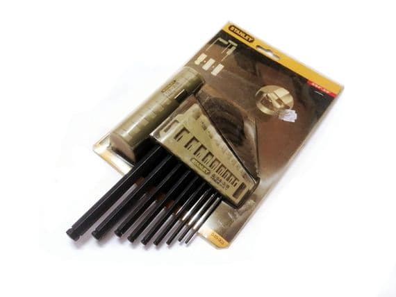 STANLEY 0‑89‑903 – Hex Key Set 9 Pc Imperial Set with Hex Grip