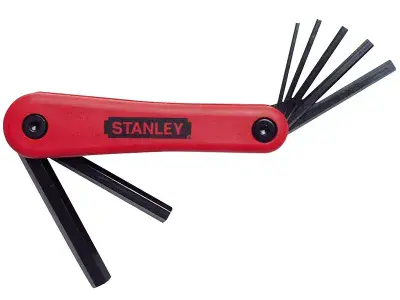 STANLEY 4-69-262 Folding Metric Hex Ket Set (7pc)