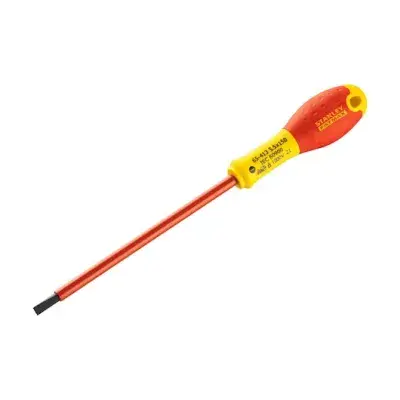 STANLEY FatMax 0-65-413 VDE Insulated Screwdriver Slotted Tip 5.5 x 150mm