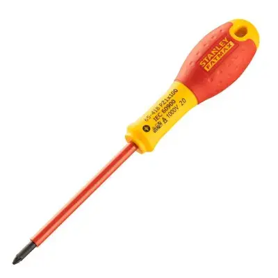 STANLEY FatMax 0-65-418 VDE Insulated Screwdriver 100mm PZ1)