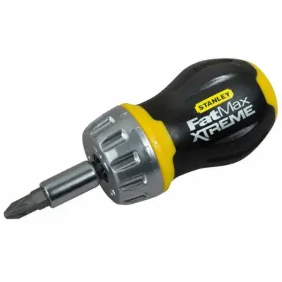Stanley Fatmax Xtreme 0-69-221 Stubby Ratchet Multi Bit Screwdriver