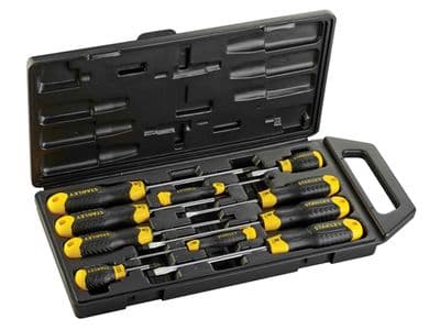 Stanley STA265014 Cushion Grip Screwdriver Set Flared / Pozi 10