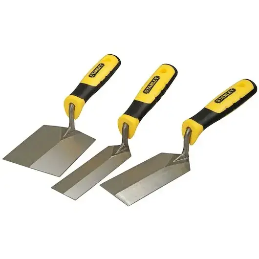 Stanley STHT0-05896 3 Kit Window / Margin Trowels - 50X125MM, 38X125MM, 80X100MM