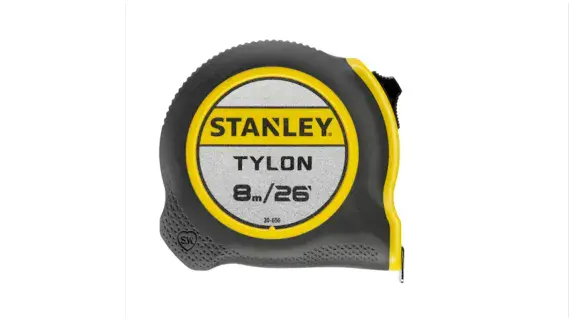 STANLEY Tylon 1-30-656 26 ft./8m (25mm Wide) Tape Measure