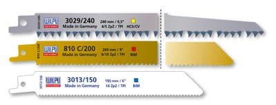 WILPU HSC/CV/BiM Reciprocating Saw Blade 3 pack  Sortiment Wood,  Metal No. 1