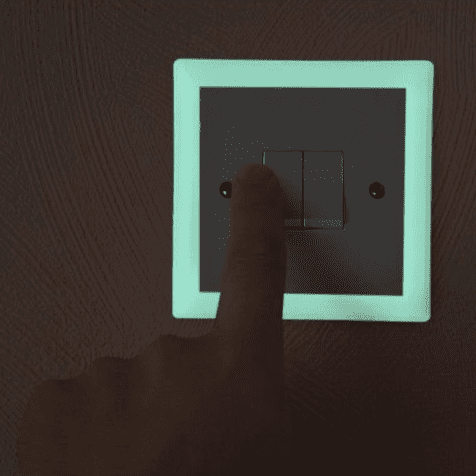 Glow-in-the-Dark Light Switch Surround