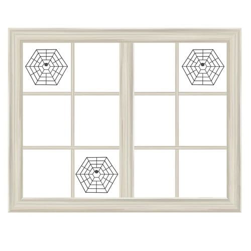 Halloween Spider Web Window Decorations