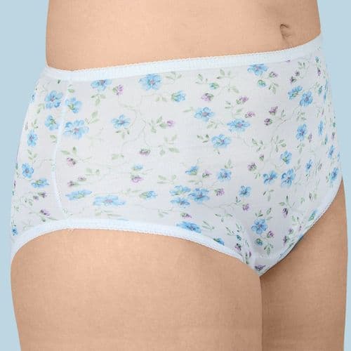 Ladies Floral Polyester Incontinence Pants 100ml
