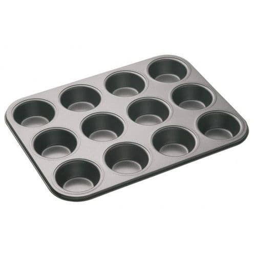 Non-Stick 12 Hole Deep Baking Pan